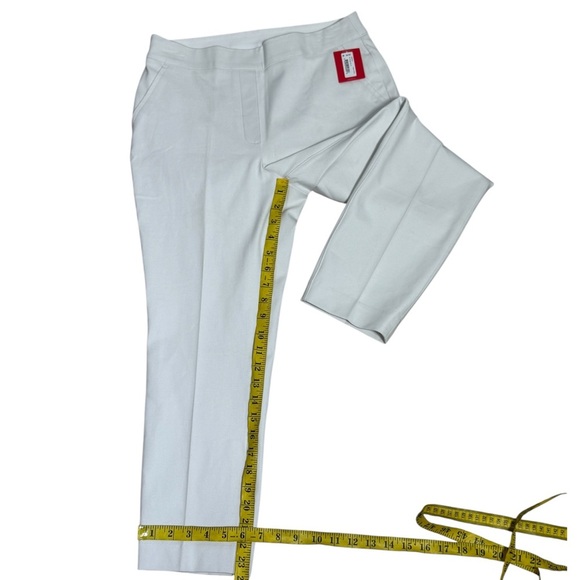 Spanx On-The-Go Slim Straight Pant Classic White Medium Petite 20372Q - Picture 5 of 8